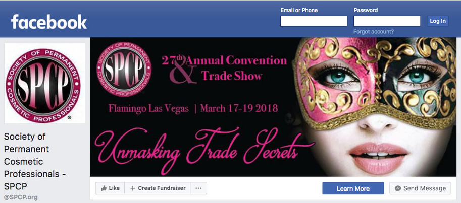 spcp society of permanent cosmetic professionals facebook fb banner
