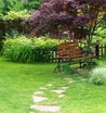 lake zurich il illinois garden bench
